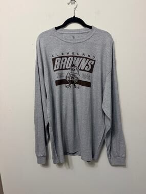 NWOT Junk Food Clothing Cleveland Browns long sleeve T-shirt Size XXL